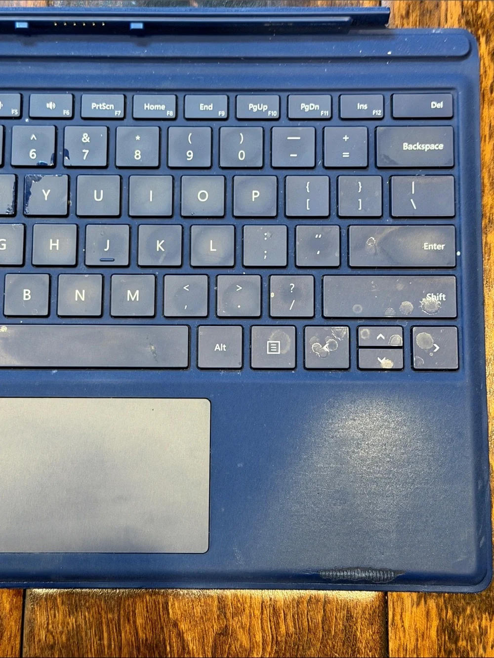 Microsoft Surface Detachable Blue Laptop Keyboard Cover